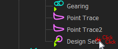 Double-Click in the Assembly-Tree