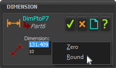 Round dimenson