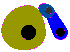 Cam with Ovoid-Cam-Follower