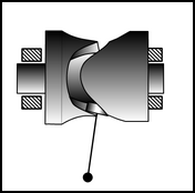 Cam Driving a Coupler of a Four-Bar Mechanism