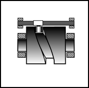 Rotary Globoidal Rib Cam (for or Body Closed), Oscillating or Swinging Arm Cam Follower Output