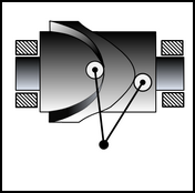 Rotary Barrel Rib Cam, Oscillating or Swinging Arm Cam Follower Output, Form or Body Closed