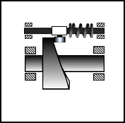 Cam - Rotary Barrel Cam, Reciprocating or Translating Follower Output.