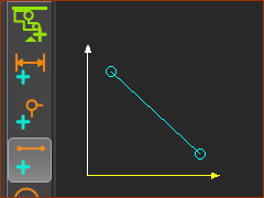 Line in graphic-area