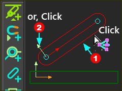 Click the Part-Outline (or Y-axis)