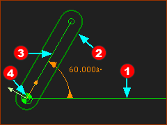 Dimension to Line for Gear-Centers