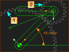 Epicyclick Gear-Pair ; Z1=60 ; Z2=20