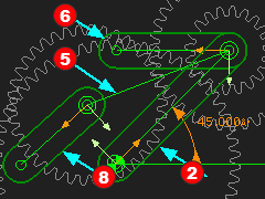 Gear-Pair 1 and 2