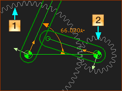 Gear 1=60T ; Gear 2= 20T