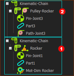 Kinematics-Tree - Pulley  Path-Joint