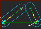 2 Joints = –2 –2 DoF Total DoF=6 –2 –2 = 2