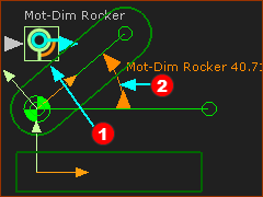 Rocker: kinematically-defined Part