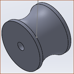 GST-6C2-SolidWorks-3D-Cam-Blank