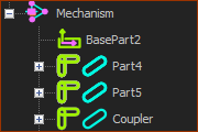Example Assemble-Tree Element Icons and Names