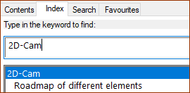 Index tab