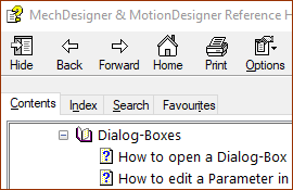 Contents tab