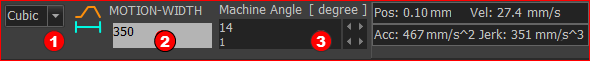 Motion toolbar