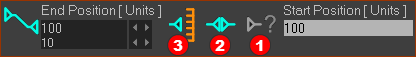 Blend-Point Editor Y-axis Position Values DWELL Segment is the Selected-Segment