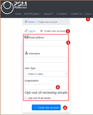 (Click to Expand) Create an account