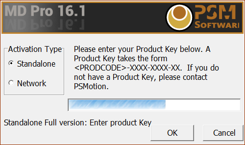 Enter your Product Key