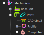 Assembly-Tree: CAD-Line