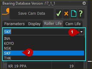Drop down list for Manufacturers of Follower-Roller bearings
