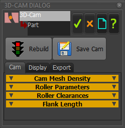3D-Cam dialog