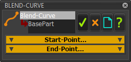 Blend-Curve dialog