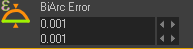 Max Chord-Error with BiArcs