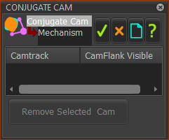 Conjugate-Cam dialog