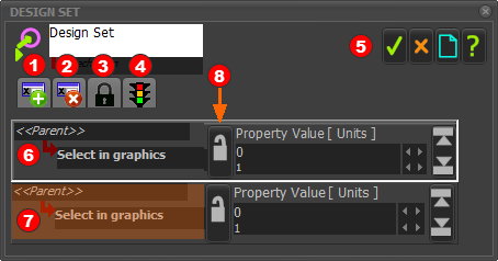 Design-Set - 2 Element Rows