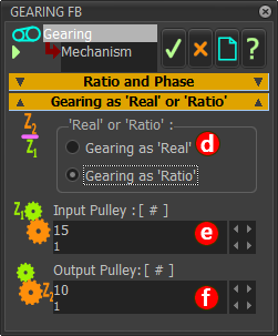 Gearing as Ratio of Pulley Teeth