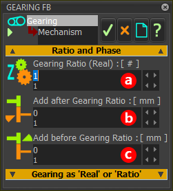 Ratio and Phase; default values