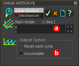 Linear Motion FB dialog