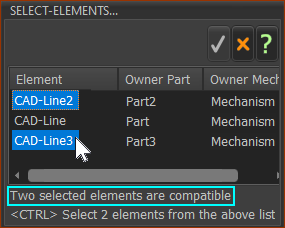 Two Lines are Compatible