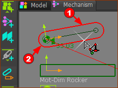 Click the Part-Outline in the Graphic-Area