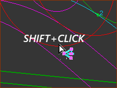 SHIFT+CLICK Profile element
