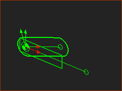 Kinematic and sketch-elements in active Mechanism-Editor ONLY.