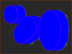3 x Extrusions in graphic-area