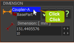 Rename element: An open dialog
