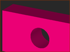 Hole through Profile / Extrusion