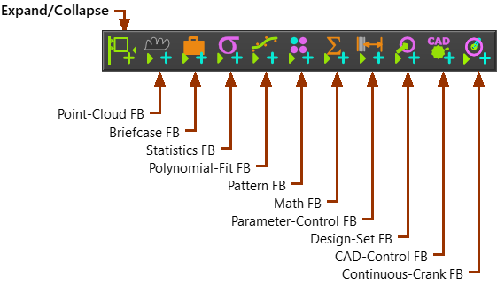 Modeling FB toolbar