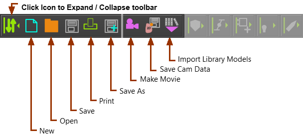 File toolbar