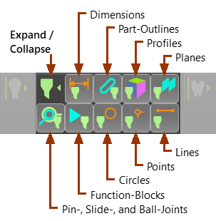 Selection Filters toolbar
