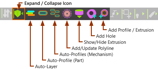 Solids toolbar