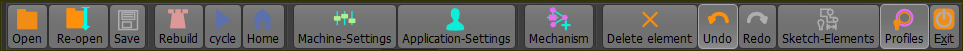 NEW (MD17) Quick Access menu for frequently-used commands