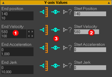 Blend-Point Editor: Velocity Equal at Blend-Point.