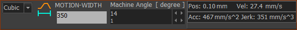 Motion toolbar