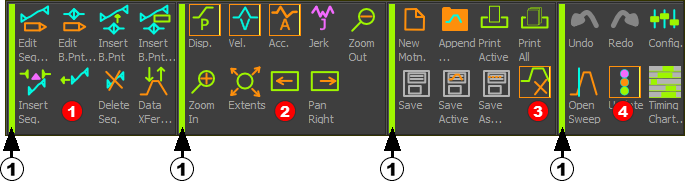MotionDesigner toolbars
