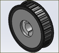 Pulley in SOLIDWORKS